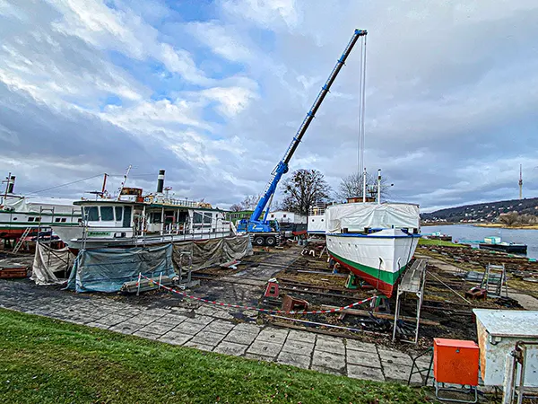 Schiffswerft Dresden Laubegast- Dampfer Dresden