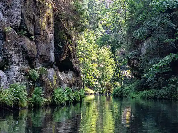 Kamnitzklamm bei Herrnskretschen, Foto: T. Winter