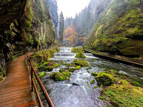 Kamnitzklamm bei Herrnskretschen, Foto: Reemt Peters