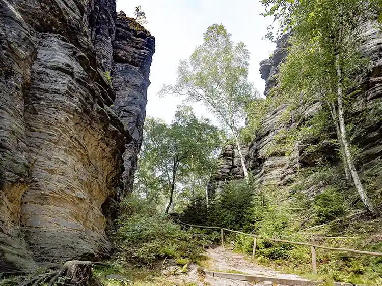 Elbsandsteingebirge - Lattenweg