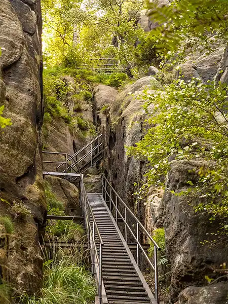 Elbsandsteingebirge - Heilige Stiege