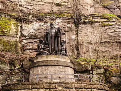 1. Etappe Malerweg - Wagner Denkmal