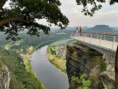 2.Etappe Malerweg - neue Bastei-Aussichtsplattform