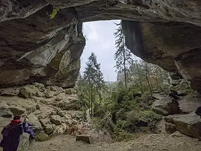 3. Etappe Malerweg - Gautschgrotte