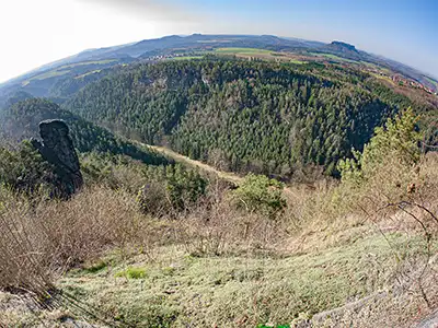 3. Etappe Malerweg - Brand-Aussicht