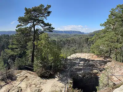 5. Etappe Malerweg - auf dem Arnstein