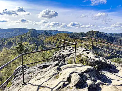 5. Etappe Malerweg - Blick vom Großen Pohlshorn