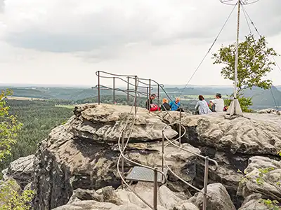 6. Etappe Malerweg - Gipfel des Gohrisch