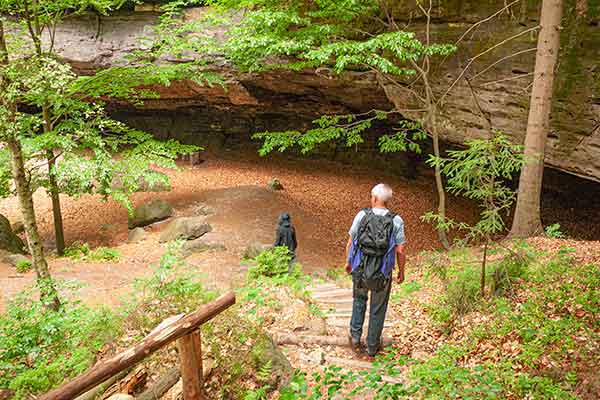 Hickelhöhle - für Boofen gesperrt, da Kernzone