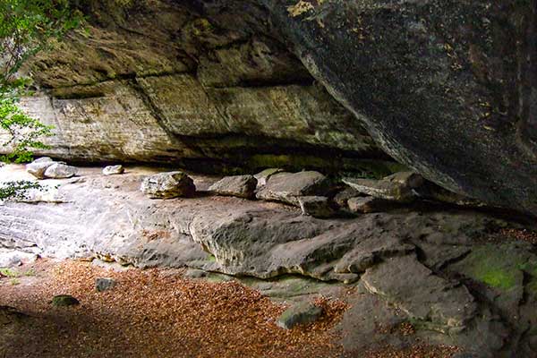 Marienhöhle - für Boofen gesperrt, da Kernzone