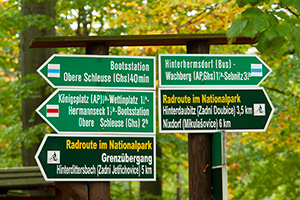 Radweg Hinweisschild