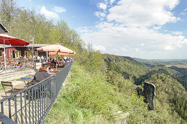 Blick von der Aussichtsterrasse