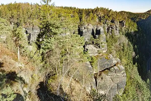 Brandscheibe - Blick vom Aussichtspunkt Hafersäcke