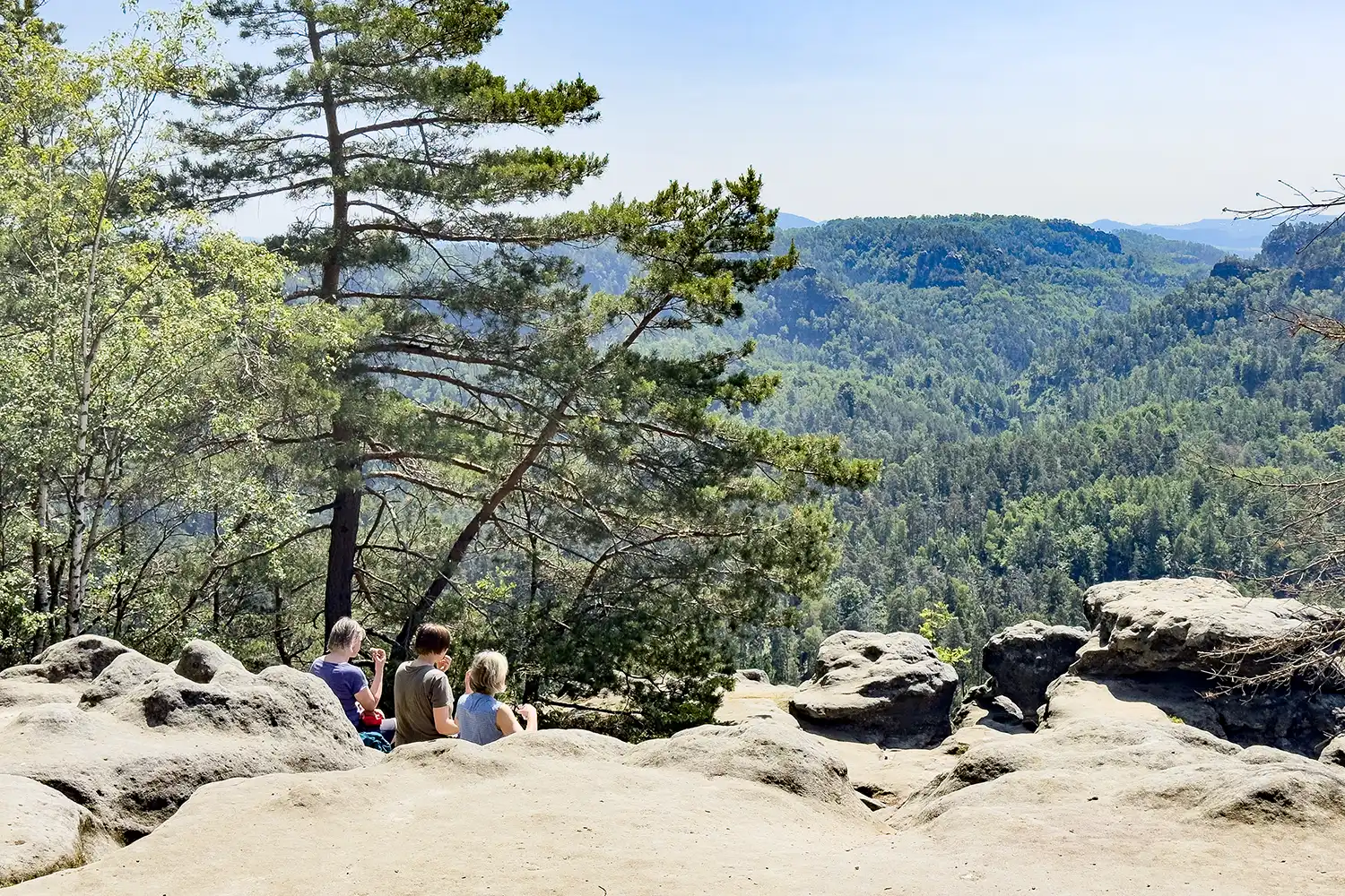 Sächsische Schweiz - Goldsteinaussicht Sächsische Schweiz - Goldsteinaussicht