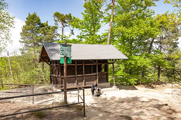 Schutzhütte auf dem Hockstein