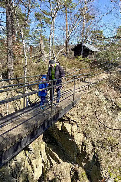 kleine Brücke auf dem Hockstein