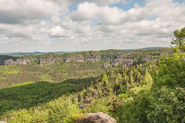 Blick in den Schmilkaer Kessel, Foto: O.Vetter