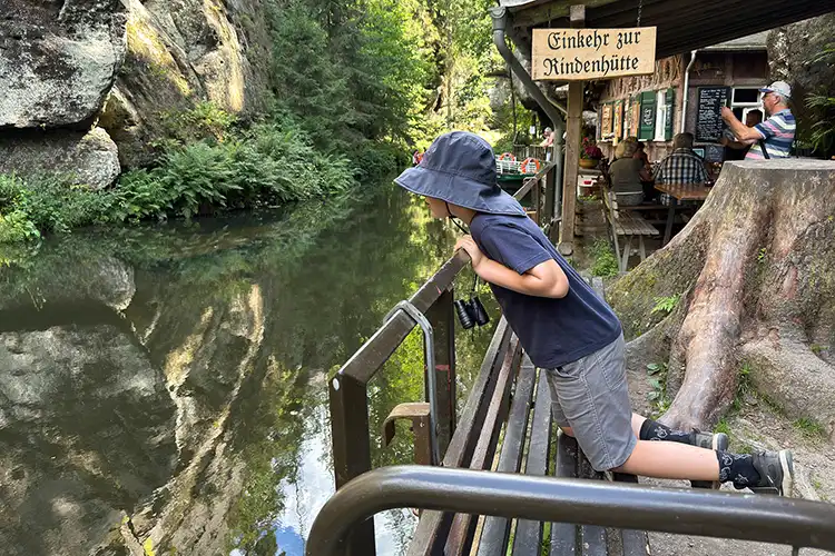 Elbsandsteingebirge - Fährstation Obere Schleuse