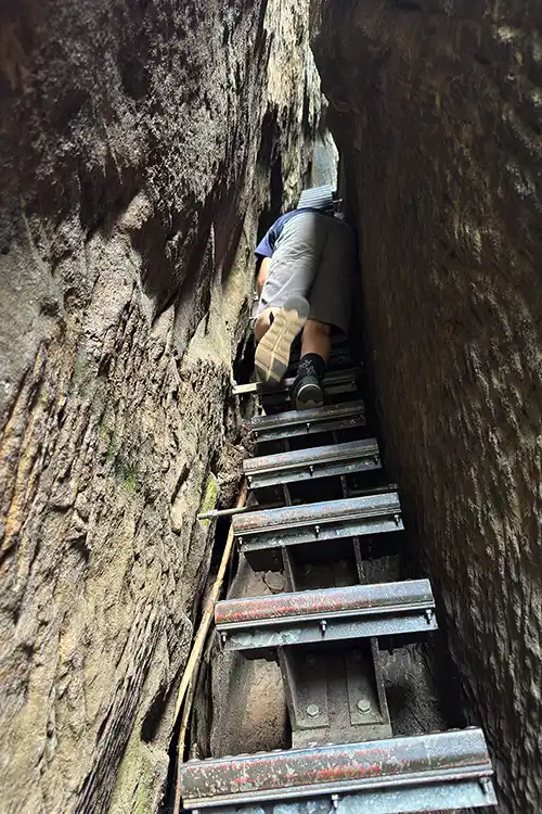 Aufstieg zum Herrmannseck