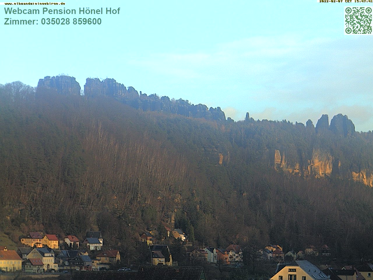 Webcam Schrammsteinkette - Sächsische Schweiz