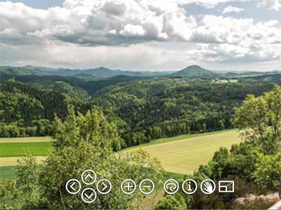 Panorama Zirkelstein - Sächsische Schweiz