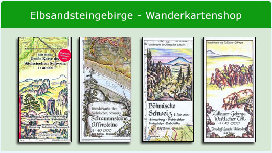 Wanderkarten der Schsischen Schweiz